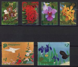 [Hip2554] Singapore 2006 : Fauna and flora Good set very fine MNH stamps