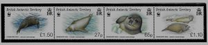 BRITISH ANTARCTIC TERRITORY Sc 410-13 NH issue of 2009 - WILD ANIMALS - SEAL