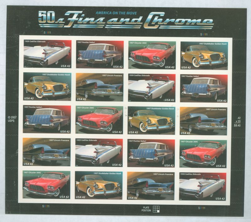 United States #4353-4357 Mint (NH) Multiple (Cars)