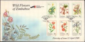 Zimbabwe, Worldwide First Day Cover, Flowers