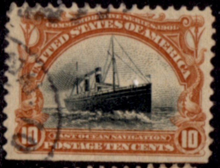 US Scott #299 - Pan-American Exposition 1901 Perf 12 w/ #191 Water Mark CV~$33