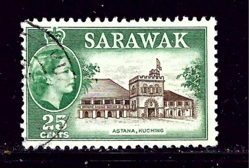 Sarawak 206 MH 1957 issue