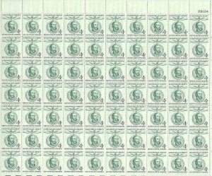 US Stamp - 1958 4c Lajos Kossuth - 70 Stamp Sheet - Scott #1117
