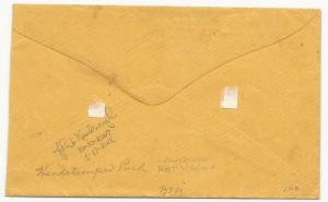 CSA Cover Lewisburg, VA Handstamp Paid 5 Nov 26, 1861 Bagby-Smithee Correspond.