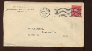 409 Schermack Used on Harris Trust & Savings Bank Chicago Cover MG288