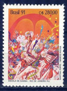 Brazil 1991 Dancing Samba MNH