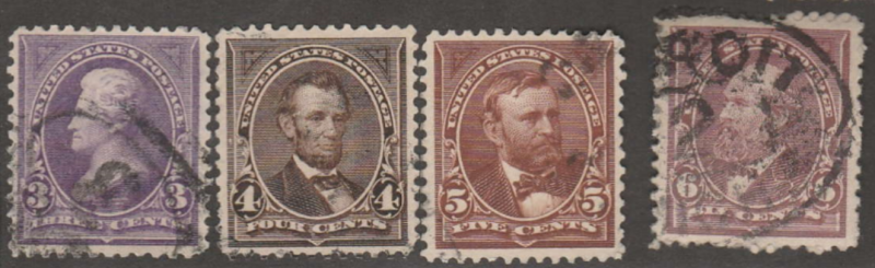 U.S. Scott #268-272 Stamp - Used Single