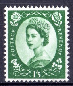 Great Britain 1959 Sc#368 Queen Elizabeth 1sh.3p Single MNH