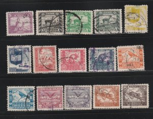 Bolivia 253-259, 261-268 U Various (B)