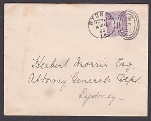 NEW SOUTH WALES 1895 1d on local Sydney cover..............................A2135