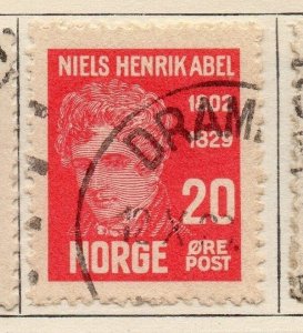 Norway 1929 Early Issue Fine Used 20ore. 055055