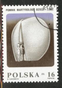 Poland Scott 2638 Used CTO favor canceled  stamp 1984