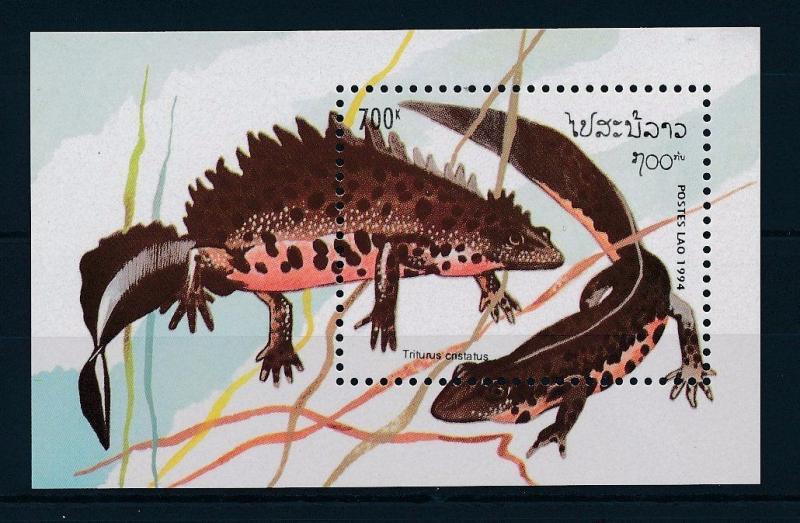 [32371] Laos 1994 Amphibians  MNH Sheet