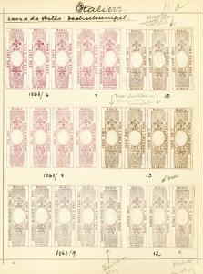 Italy Stamps 95x Bill of Exchange 1863 Group mint/used