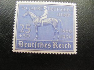 GERMANY 1937 MNH OG  SC B144 RACEHORSE XF SET $80 (100)