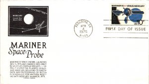 #1557 Mariner 10 Space Stamp – Anderson Cachet Scand