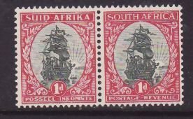 South Africa-Sc#48- id9-unused og NH 1p pair-Ships-1934-