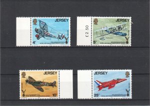Jersey 1975 - 50th Anniversary Of RAF Association  Jersey - SG 133-136 - MNH