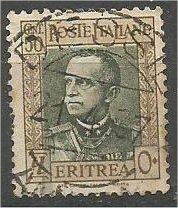 ERITREA, 1931, used 50c, Emmanuel III, Scott 154