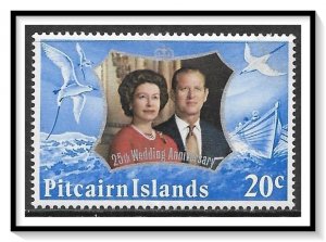 Pitcairn Islands #128 Silver Wedding MH