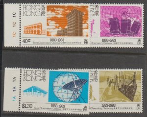 Hong Kong SC 419-422 Mint, Never Hinged