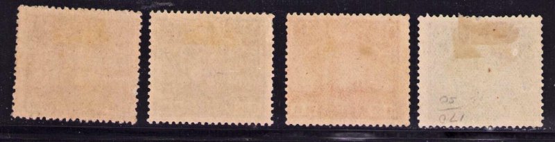 Japan: Sc #167-170, MH