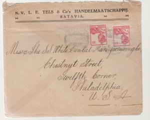 1920 Batavia  Netherlands indies cover to USA