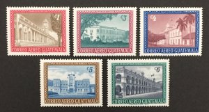 Guatemala 1964 #c274-8(5), Buildings, MNH.