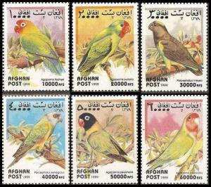 1999 Afghanistan 1923-1928 Parrots 5,00 €