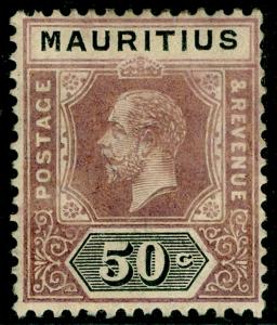 MAURITIUS SG200, 50c dull purple & black, M MINT. Cat £50.