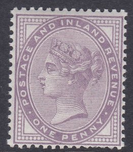 Sg170 Die 1 14 dot 1d Lilac single 1st printing in reddish lilac U/M scarce