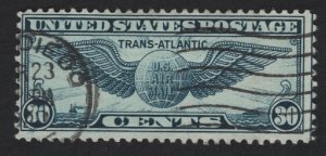 United States USED Scott Number C24  F-VF  #D4  - BARNEYS