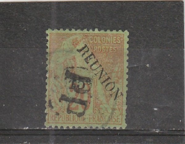 Reunion  Scott#  30  Used  (1891 Surcharged)