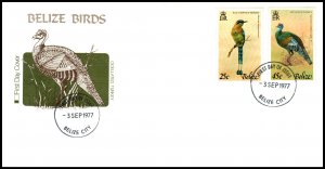 Belize 389,391 Birds Fleetwood U/A FDC