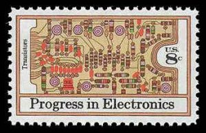 PCBstamps   US #1501 8c Electronics - Transistors, MNH, (17)