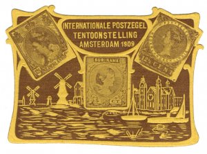 (I.B-CKK) Netherlands Cinderella : Stamp Exhibition (Amsterdam 1909)