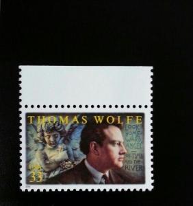 2000 33c Thomas Wolfe, American Novelist Scott 3444 Mint F/VF NH