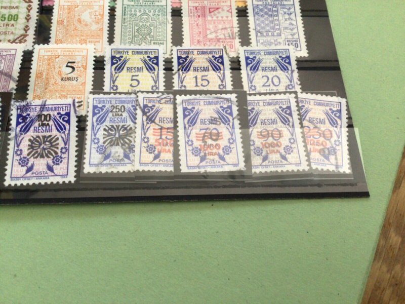 Turkey 1974-1977  mounted mint & used postage due stamps Ref A8853