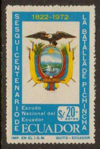 Ecuador  #C503   MLH  (1972)  c.v. $3.50