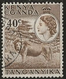 Kenya Uganda  & Tanganyika | Scott # 109 - Used