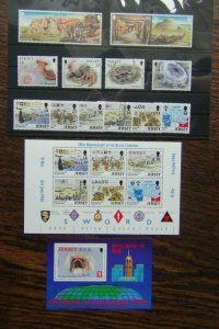 Jersey 1994 Europa Marine Life Liberation Exhibition sets MNH 