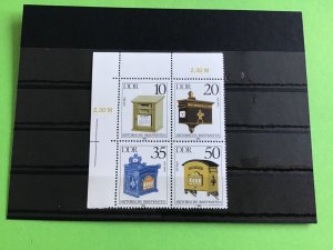 Germany History of Post Boxes Mint Never Hinged Stamps R43738