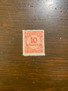 Germany SC 286 M, HM 10m Mk (Red) Large Number (6) VF/XF