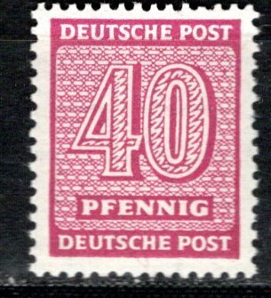 DDR under russian occupation Scott # 14N11, mint nh, var wmk