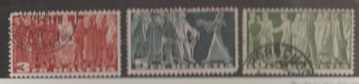 Switzerland Scott #284-285-286 Stamps - Used Set
