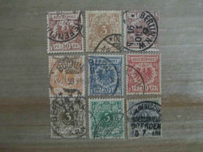 Germany #45-51 Used - (AZ3) WDWPhilatelic! 