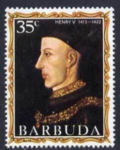 BARBUDA - 1970 - English Monarchs, Henry V - Perf 1v - Mint Never Hinged