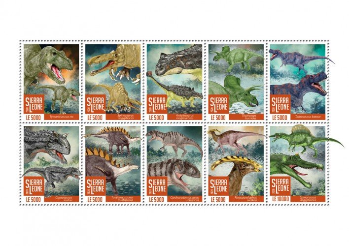 SIERRA LEONE stamps / 2020 - Dinosaurs