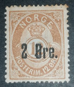 Denmark 2/12 ore 1888