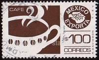 Mexico SG#1360ea Used - 1975 100p - Coffee and Tea, Import -